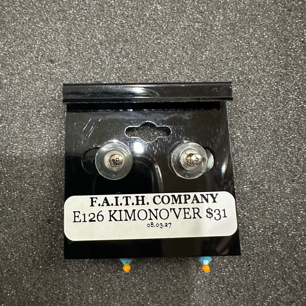 F.A.I.T.H. Earrings - Picture 2 of 2